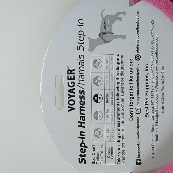 Voyager Step-in Dog Harness, size Medium, New - Picture 3 of 3